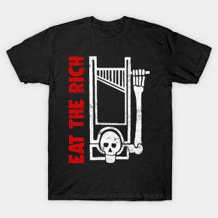 EAT THE RICH / Anti-Capitalist Meme Design T-Shirt